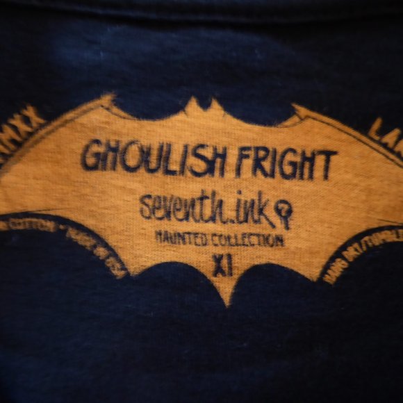 SEVENTH INK BRAND GHOULISH FRIGHT HALLOWEEN MENS T SHIRT (NEW) LARGE (SOLD OUT) - Picture 6 of 6